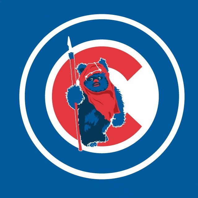 Chicago Cubs Star Wars Logo fabric transfer